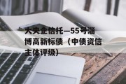 大央企信托—55号淄博高新标债（中债资信主体评级）