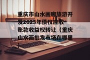 重庆市山水画廊旅游开发2023年债权应收账款收益权转让（重庆山水画批发市场在哪里）