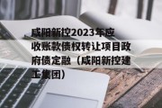 咸阳新控2023年应收账款债权转让项目政府债定融（咸阳新控建工集团）