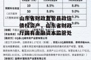 山东省财政直管县政信债权资产，山东省财政厅国有金融资本监管处