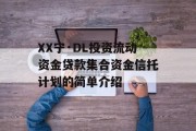 XX宁·DL投资流动资金贷款集合资金信托计划的简单介绍