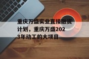 重庆万盛实业直接融资计划，重庆万盛2023年动工的大项目