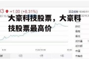 大豪科技股票，大豪科技股票最高价