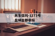 民生信托-1273号盐城盐都非标