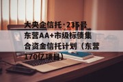 大央企信托·235号东营AA+市级标债集合资金信托计划（东营170亿项目）