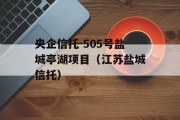 央企信托-505号盐城亭湖项目（江苏盐城信托）