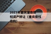 2023年重庆潼南债权资产转让（重庆债权收购）