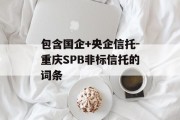 包含国企+央企信托-重庆SPB非标信托的词条