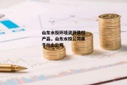 山东水投环境资源债权产品，山东水投公司属于什么公司