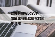 江苏射阳WLCYJT发展应收账款债权的简单介绍