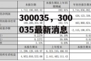 300035，300035最新消息