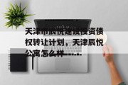 天津市辰悦建设投资债权转让计划，天津辰悦公寓怎么样