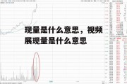 现量是什么意思，视频展现量是什么意思