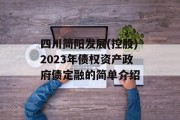 四川简阳发展(控股)2023年债权资产政府债定融的简单介绍