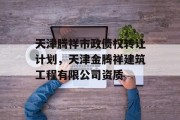 天津腾祥市政债权转让计划，天津金腾祥建筑工程有限公司资质