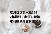 老河口汉策水投2022年债权，老河口汉策水利投资经营有限公司