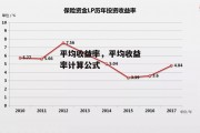 平均收益率，平均收益率计算公式