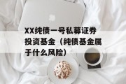 XX纯债一号私募证券投资基金（纯债基金属于什么风险）