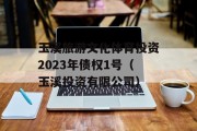 玉溪旅游文化体育投资2023年债权1号（玉溪投资有限公司）