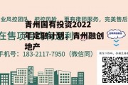 青州国有投资2022年定融计划，青州融创地产