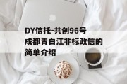 DY信托-共创96号成都青白江非标政信的简单介绍