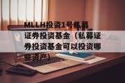 MLLH投资1号私募证券投资基金（私募证券投资基金可以投资哪些资产）