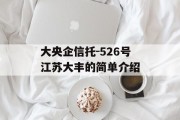 大央企信托-526号江苏大丰的简单介绍