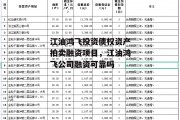 江油鸿飞投资债权资产拍卖融资项目，江油鸿飞公司融资可靠吗