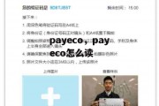 payeco，payeco怎么读