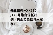 央企信托—XX175/176号集合信托计划（央企控股信托一览表）