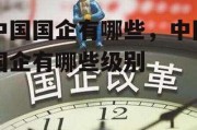 中国国企有哪些，中国国企有哪些级别