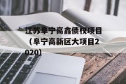 江苏阜宁高鑫债权项目（阜宁高新区大项目2020）