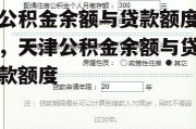 公积金余额与贷款额度，天津公积金余额与贷款额度