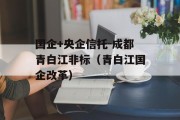 国企+央企信托-成都青白江非标（青白江国企改革）