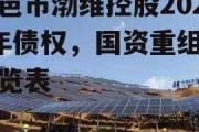 昌邑市渤维控股2022年债权，国资重组股一览表