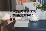 天津东丽市政债权2号，东丽区政府2020融资