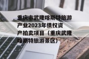 重庆市武隆喀斯特旅游产业2023年债权资产拍卖项目（重庆武隆喀斯特旅游景区）