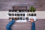 政府债_重庆万盛实业债权定融项目（万盛资产管理有限公司）