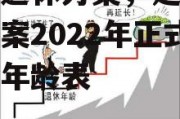 延迟退休方案，延迟退休方案2022年正式实施年龄表