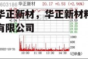 华正新材，华正新材料有限公司