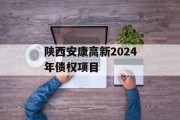 陕西安康高新2024年债权项目