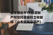 山东烟台市YR投资财产权信托受益权之收益权（山东信托总资产）