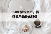 TJBC债权资产，债权资产是什么科目