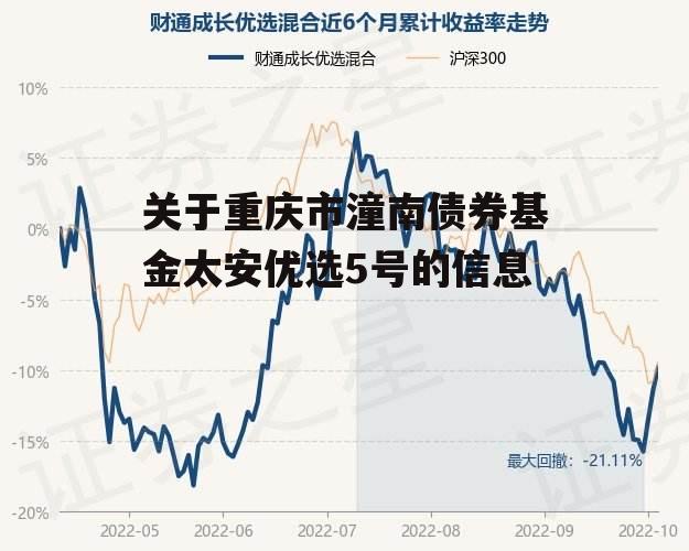 关于重庆市潼南债券基金太安优选5号的信息