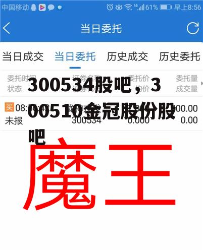 300534股吧，300510金冠股份股吧