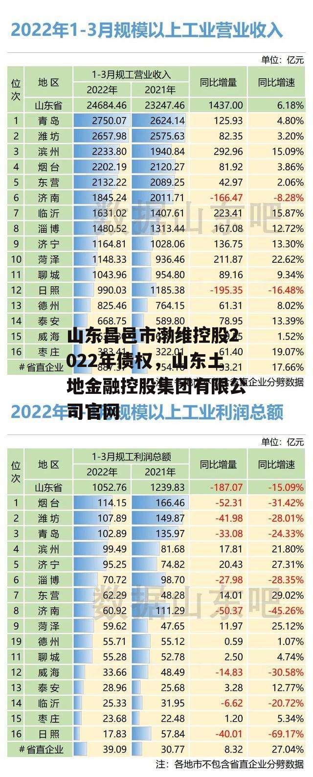 山东昌邑市渤维控股2022年债权，山东土地金融控股集团有限公司官网