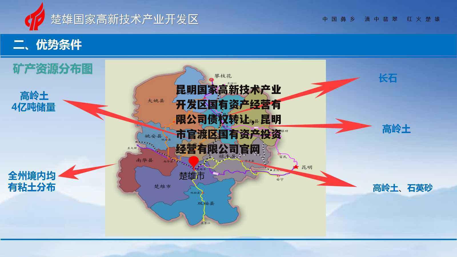 昆明国家高新技术产业开发区国有资产经营有限公司债权转让，昆明市官渡区国有资产投资经营有限公司官网