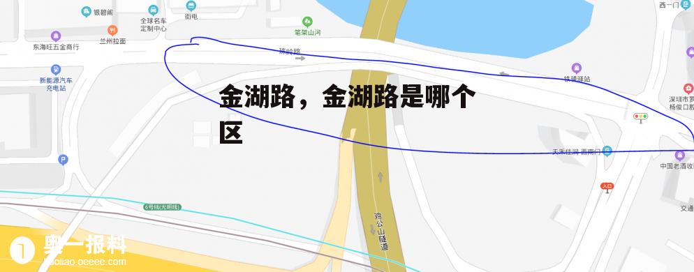 金湖路，金湖路是哪个区