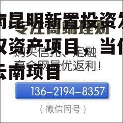 云南昆明新置投资发展债权资产项目，当代置业云南项目