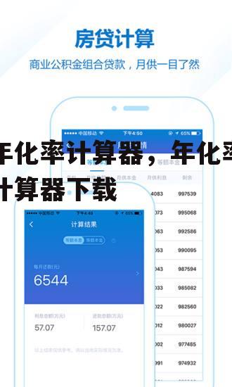 年化率计算器，年化率计算器下载